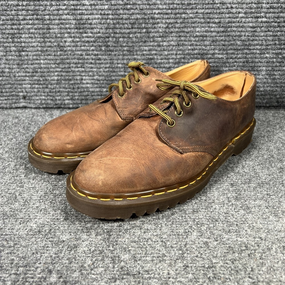 Vintage Dr Martens Shoes Womens Size 8 Made in England AirWair‎ Derby 90s Rugged
